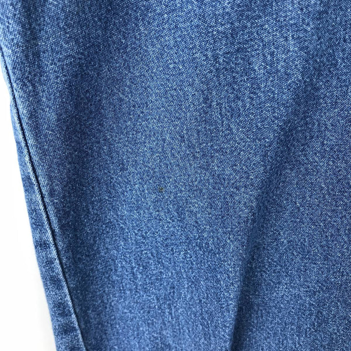 Dickies Long Sleeve Button Down Denim Shirt Men's XL cotton blue type Vintage Second Hand