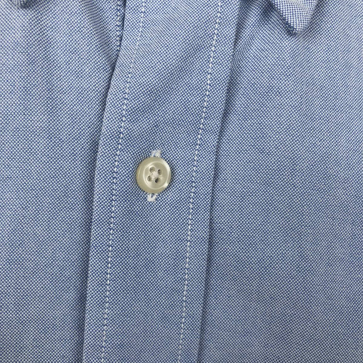Ralph Lauren POLO by Ralph Lauren YARMOUTH long sleeve button down shirt, men's size L cotton Blue type light blue Vintage Second Hand