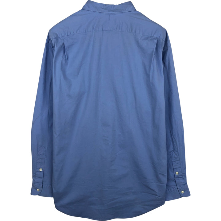 Ralph Lauren POLO by Ralph Lauren MARLOWE long-sleeved cotton shirt, men's size XL cotton blue type Vintage Second Hand