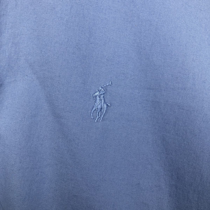 Ralph Lauren POLO by Ralph Lauren MARLOWE long-sleeved cotton shirt, men's size XL cotton blue type Vintage Second Hand