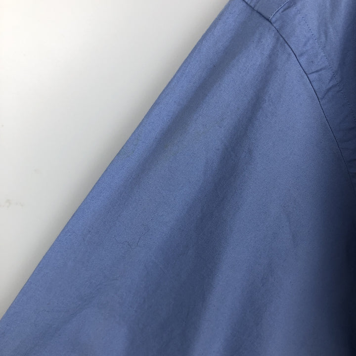 Ralph Lauren POLO by Ralph Lauren MARLOWE long-sleeved cotton shirt, men's size XL cotton blue type Vintage Second Hand