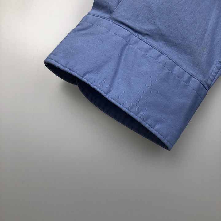 Ralph Lauren POLO by Ralph Lauren MARLOWE long-sleeved cotton shirt, men's size XL cotton blue type Vintage Second Hand