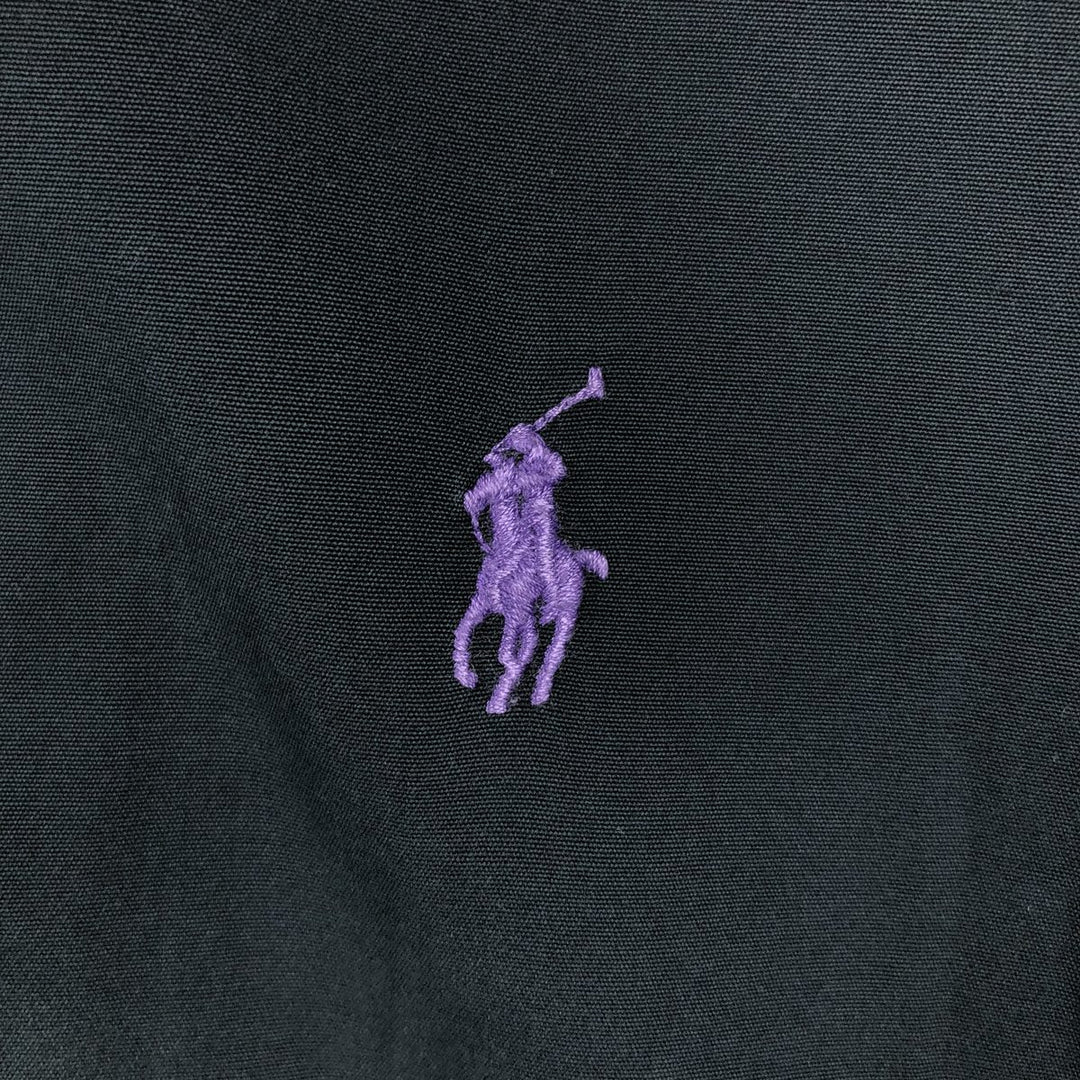 Ralph Lauren Classic Fit Long Sleeve Button Down Shirt Men's XL cotton black type Vintage Second Hand