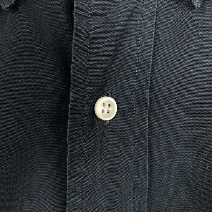 Ralph Lauren Classic Fit Long Sleeve Button Down Shirt Men's XL cotton black type Vintage Second Hand