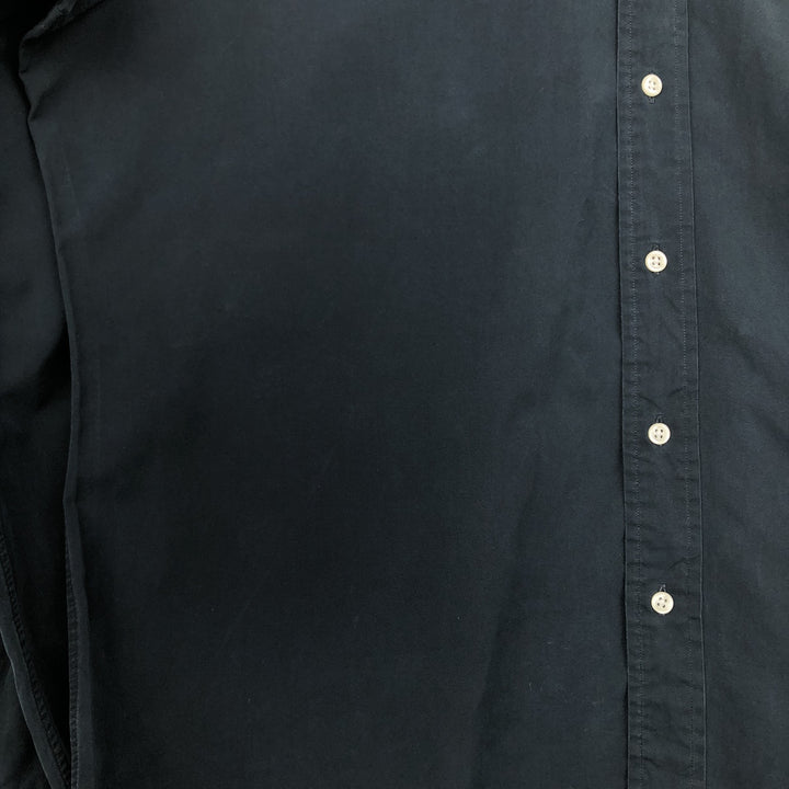 Ralph Lauren Classic Fit Long Sleeve Button Down Shirt Men's XL cotton black type Vintage Second Hand
