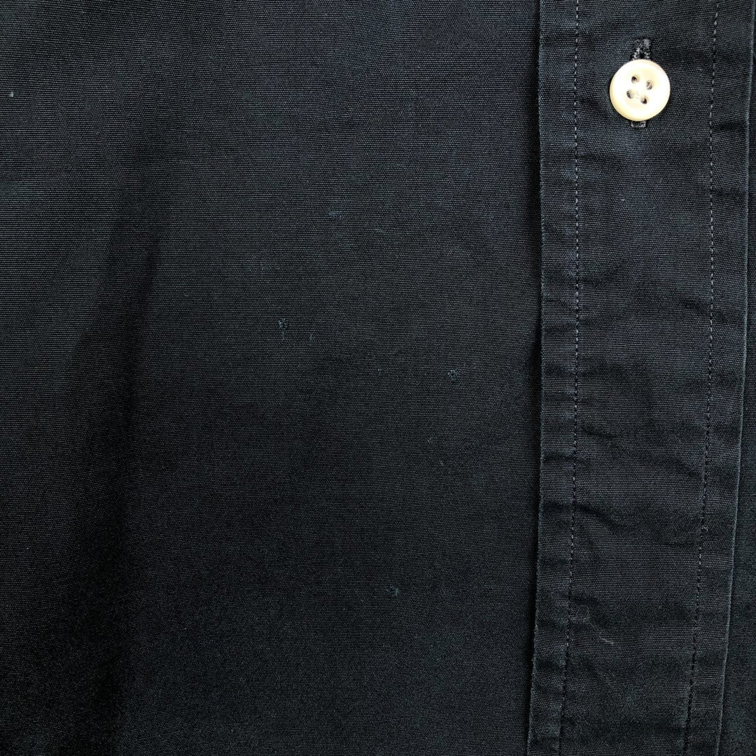 Ralph Lauren Classic Fit Long Sleeve Button Down Shirt Men's XL cotton black type Vintage Second Hand