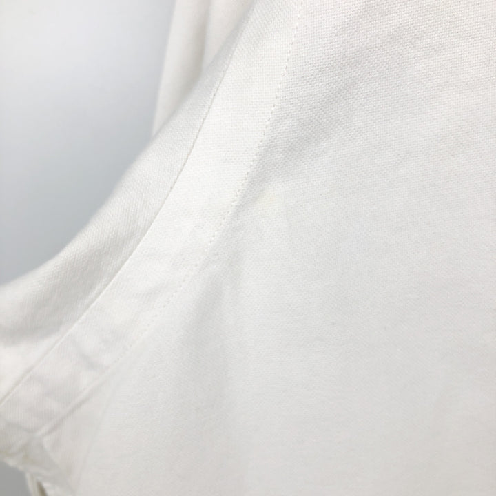 Ralph Lauren YARMOUTH long sleeve button down shirt, men's XL size cotton pale white type Vintage Second Hand