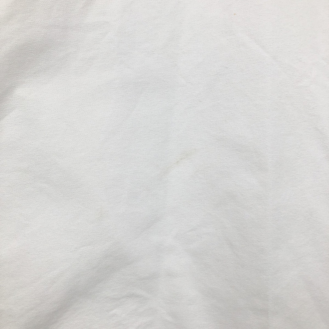 Ralph Lauren YARMOUTH long sleeve button down shirt, men's XL size cotton pale white type Vintage Second Hand
