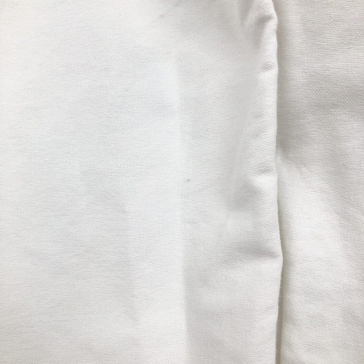 Ralph Lauren YARMOUTH long sleeve button down shirt, men's XL size cotton pale white type Vintage Second Hand