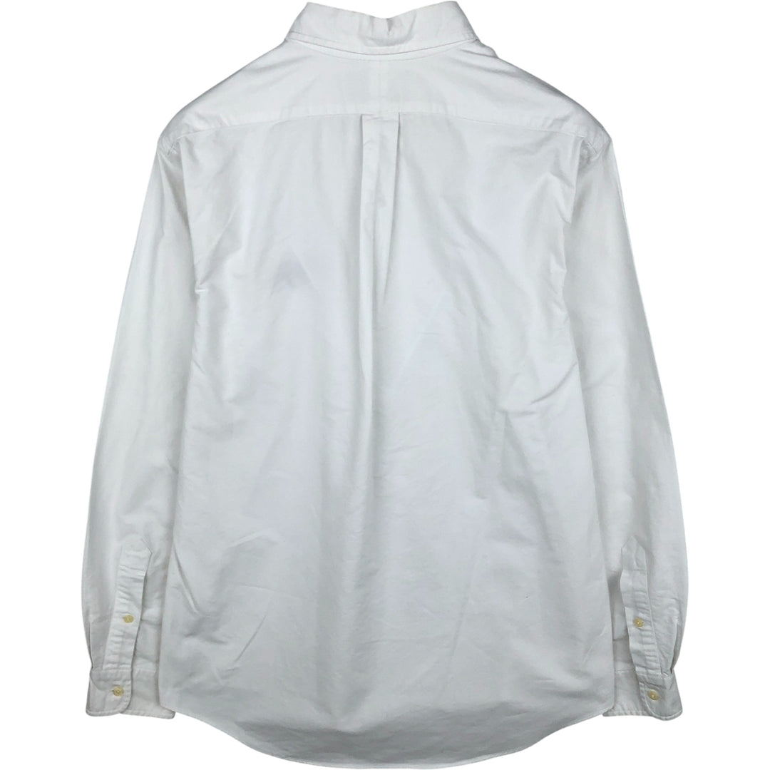 Ralph Lauren POLO by Ralph Lauren CUSTOM FIT long-sleeved button-down shirt, men's size L cotton pale white type Vintage Second Hand