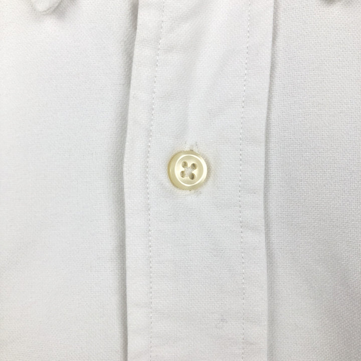Ralph Lauren POLO by Ralph Lauren CUSTOM FIT long-sleeved button-down shirt, men's size L cotton pale white type Vintage Second Hand