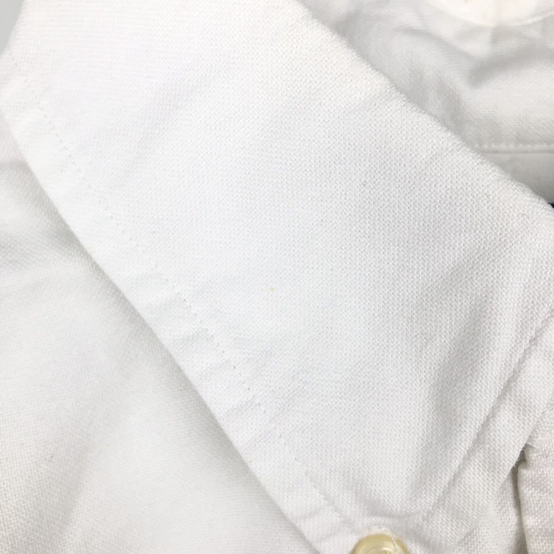 Ralph Lauren POLO by Ralph Lauren CUSTOM FIT long-sleeved button-down shirt, men's size L cotton pale white type Vintage Second Hand