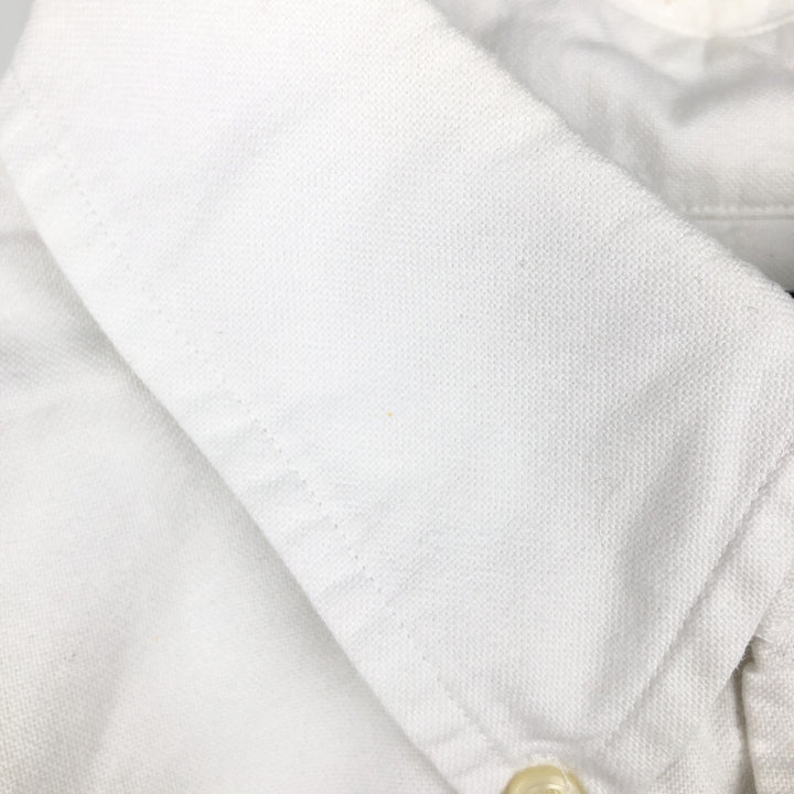 Ralph Lauren POLO by Ralph Lauren CUSTOM FIT long-sleeved button-down shirt, men's size L cotton pale white type Vintage Second Hand
