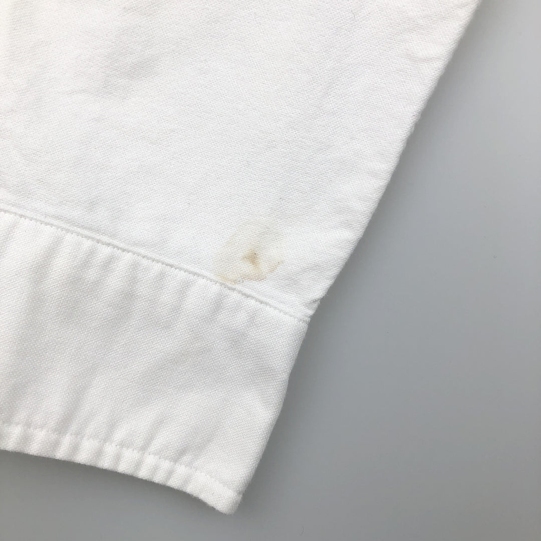 Ralph Lauren POLO by Ralph Lauren CUSTOM FIT long-sleeved button-down shirt, men's size L cotton pale white type Vintage Second Hand