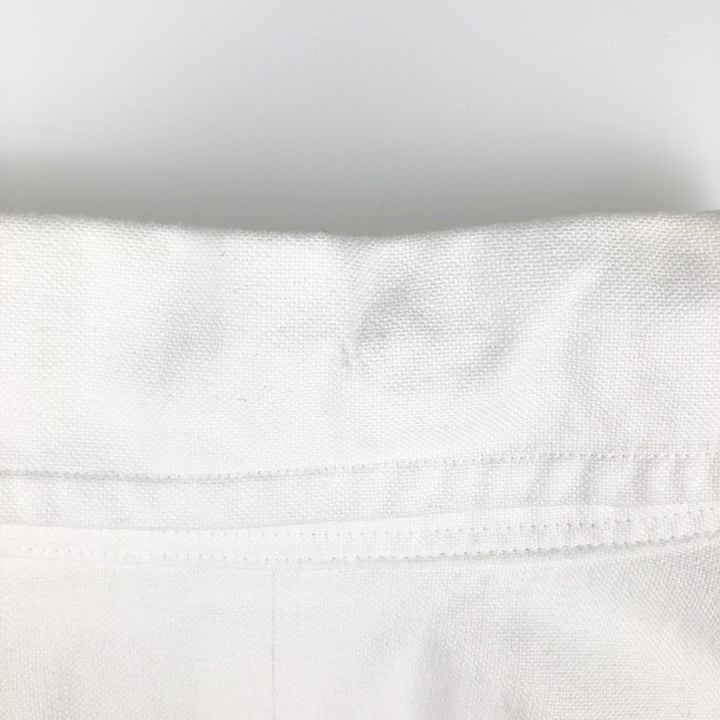 Ralph Lauren POLO by Ralph Lauren CUSTOM FIT long-sleeved button-down shirt, men's size L cotton pale white type Vintage Second Hand