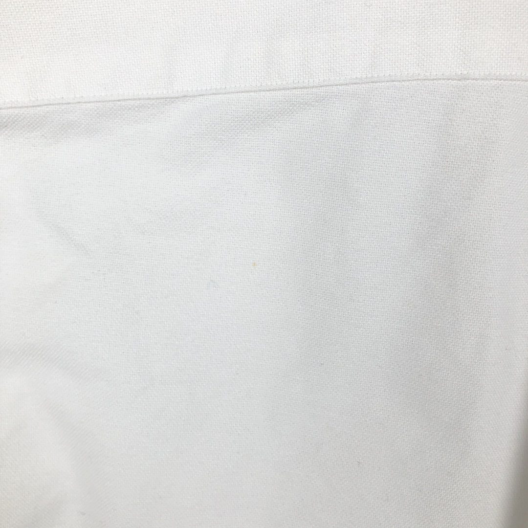 Ralph Lauren POLO by Ralph Lauren CUSTOM FIT long-sleeved button-down shirt, men's size L cotton pale white type Vintage Second Hand