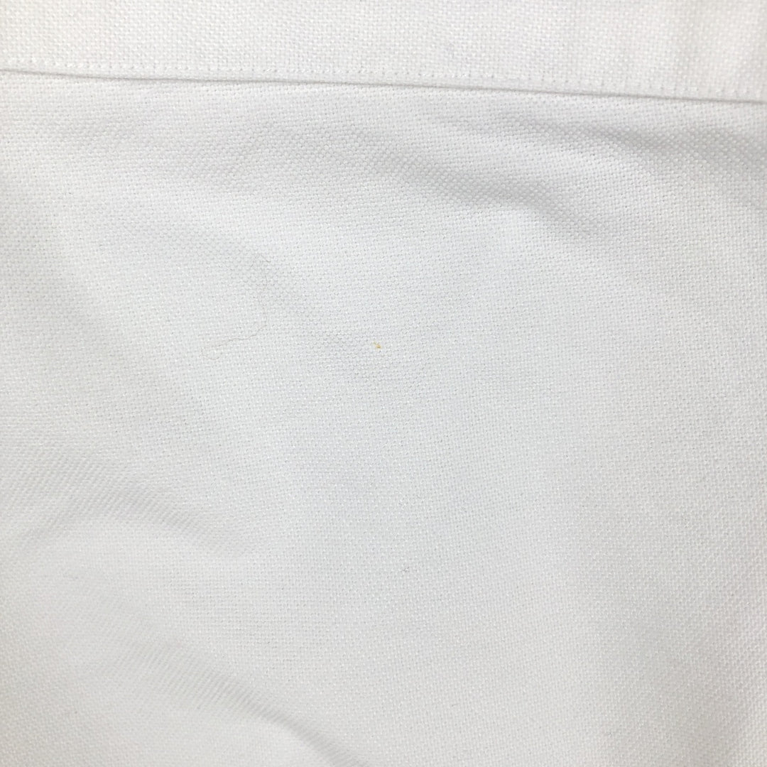 Ralph Lauren POLO by Ralph Lauren CUSTOM FIT long-sleeved button-down shirt, men's size L cotton pale white type Vintage Second Hand