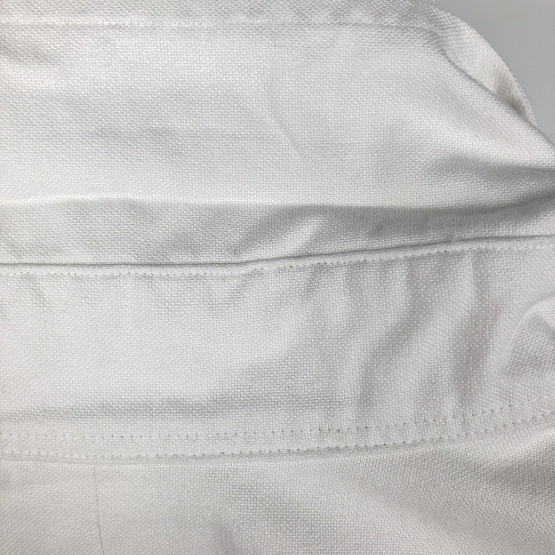 Ralph Lauren POLO by Ralph Lauren CUSTOM FIT long-sleeved button-down shirt, men's size L cotton pale white type Vintage Second Hand