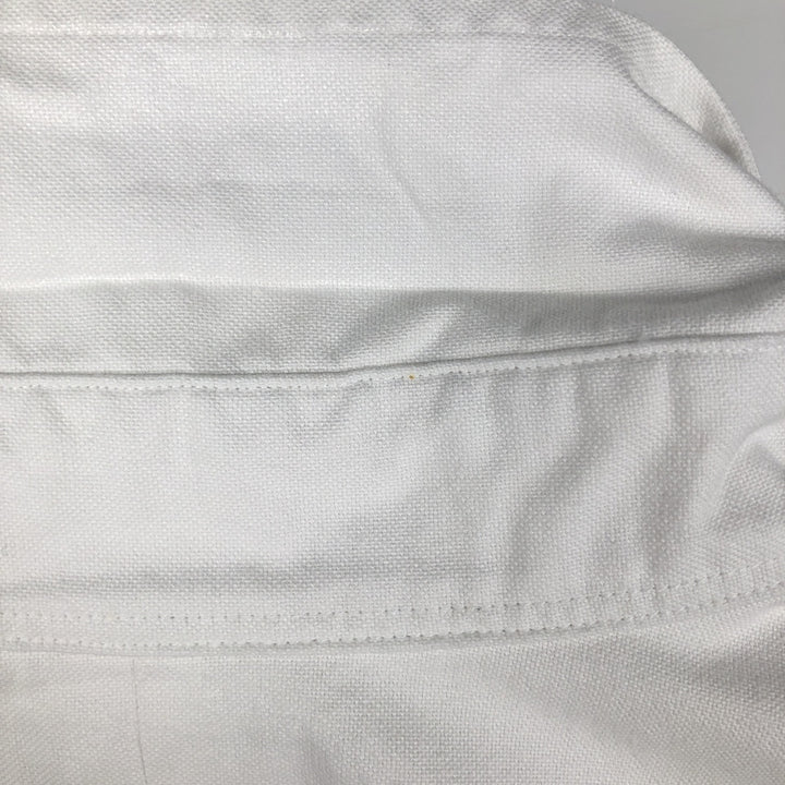 Ralph Lauren POLO by Ralph Lauren CUSTOM FIT long-sleeved button-down shirt, men's size L cotton pale white type Vintage Second Hand