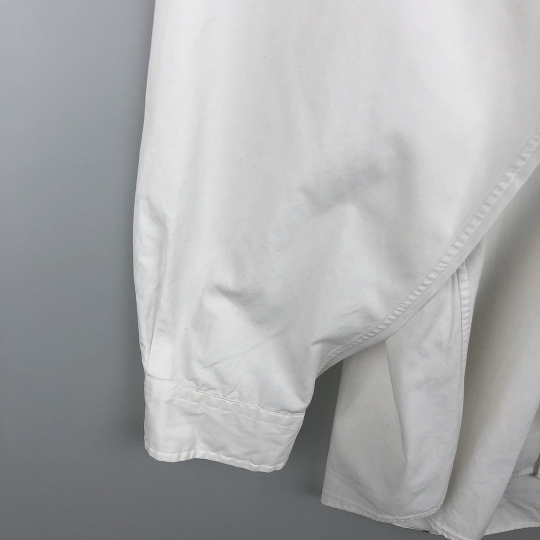 Ralph Lauren BLAKE long sleeve button down shirt, men's XL size cotton white type Vintage Second Hand