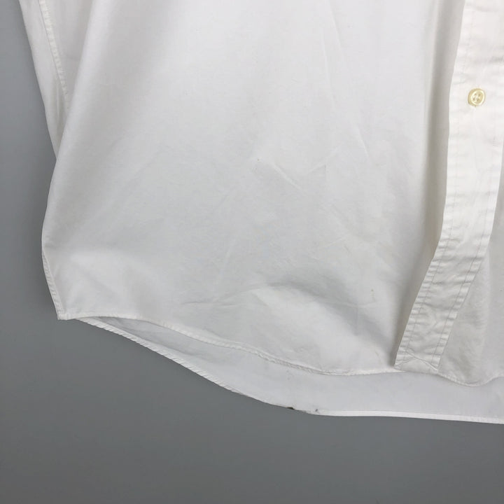 Ralph Lauren BLAKE long sleeve button down shirt, men's XL size cotton white type Vintage Second Hand