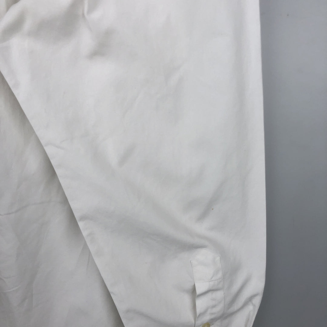 Ralph Lauren BLAKE long sleeve button down shirt, men's XL size cotton white type Vintage Second Hand