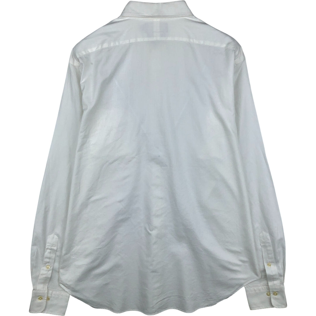 Ralph Lauren POLO by Ralph Lauren ANDREW long sleeve cotton shirt, men's XL size cotton white type Vintage Second Hand