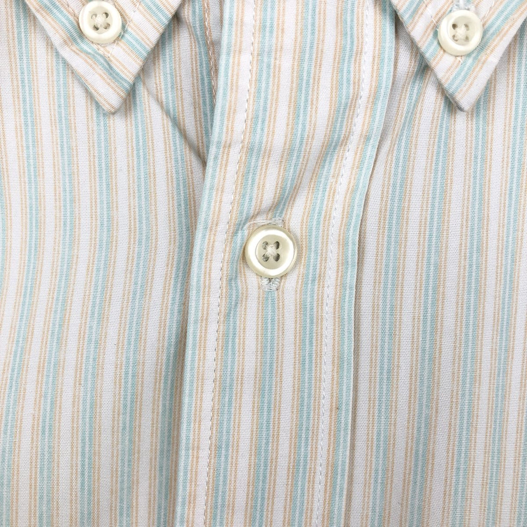 Ralph Lauren BLAKE long sleeve button-down striped shirt, men's size XL cotton white type Vintage Second Hand