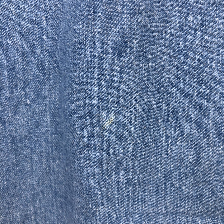 90'S GAP Vintage Long Sleeve Button-Down Denim Shirt, Men's XL cotton blue type Vintage Second Hand