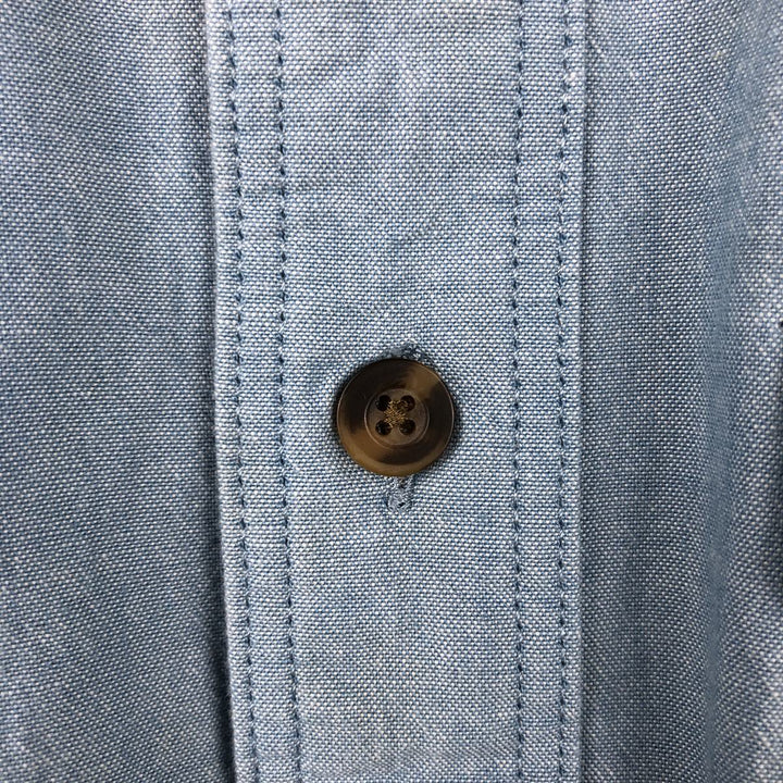 Carhartt Relaxed Fit Long Sleeve Button Down Work Shirt, Men's XL cotton Blue type light blue Vintage Second Hand