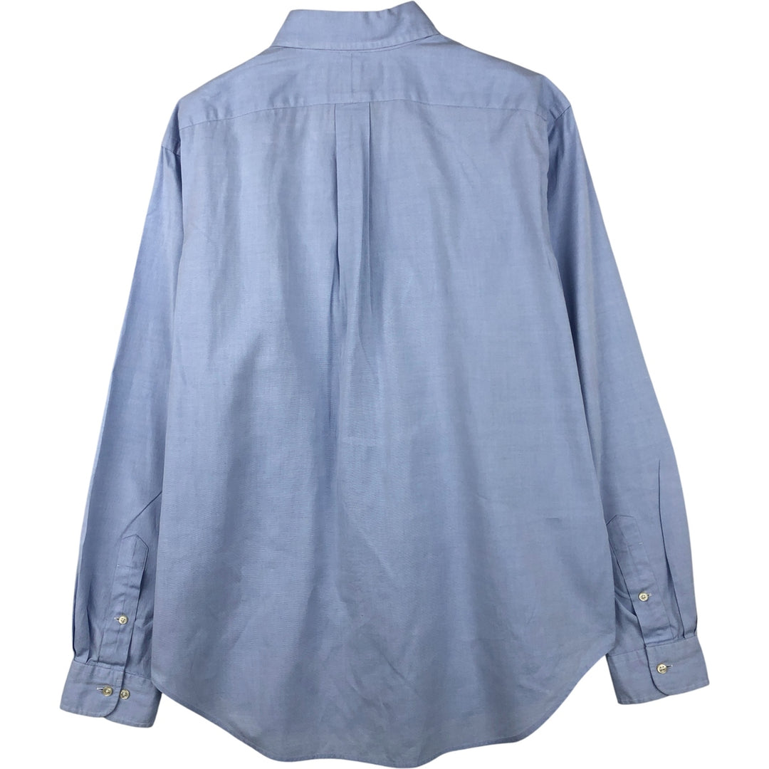 Ralph Lauren Classic Fit Long Sleeve Button Down Shirt, Men's Size L cotton Blue type light blue Vintage Second Hand