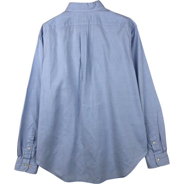 Ralph Lauren Classic Fit Long Sleeve Button Down Shirt, Men's Size L cotton Blue type light blue Vintage Second Hand