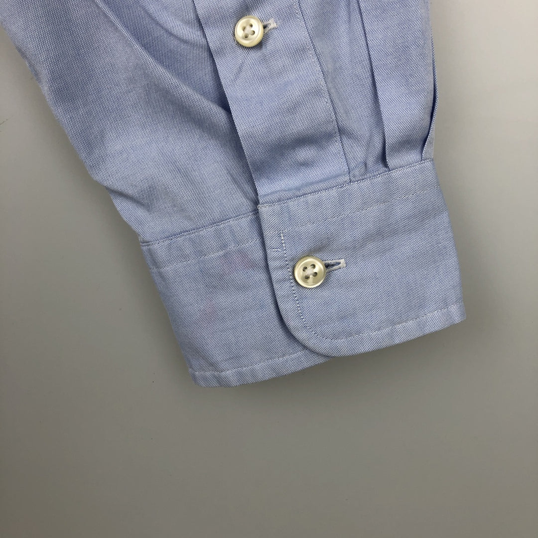 Ralph Lauren Classic Fit Long Sleeve Button Down Shirt, Men's Size L cotton Blue type light blue Vintage Second Hand