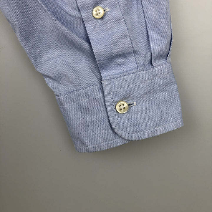 Ralph Lauren Classic Fit Long Sleeve Button Down Shirt, Men's Size L cotton Blue type light blue Vintage Second Hand
