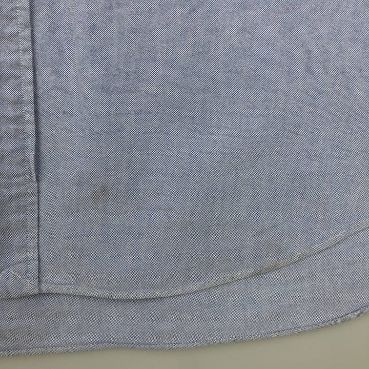 Ralph Lauren YARMOUTH long sleeve button down shirt, men's XL size cotton Blue type light blue Vintage Second Hand