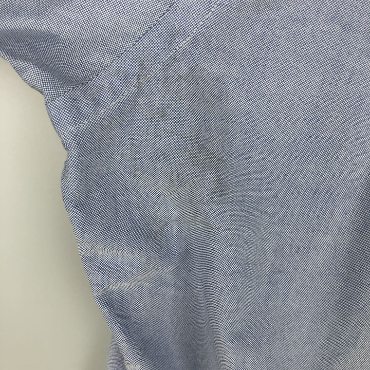 Ralph Lauren YARMOUTH long sleeve button down shirt, men's XL size cotton Blue type light blue Vintage Second Hand