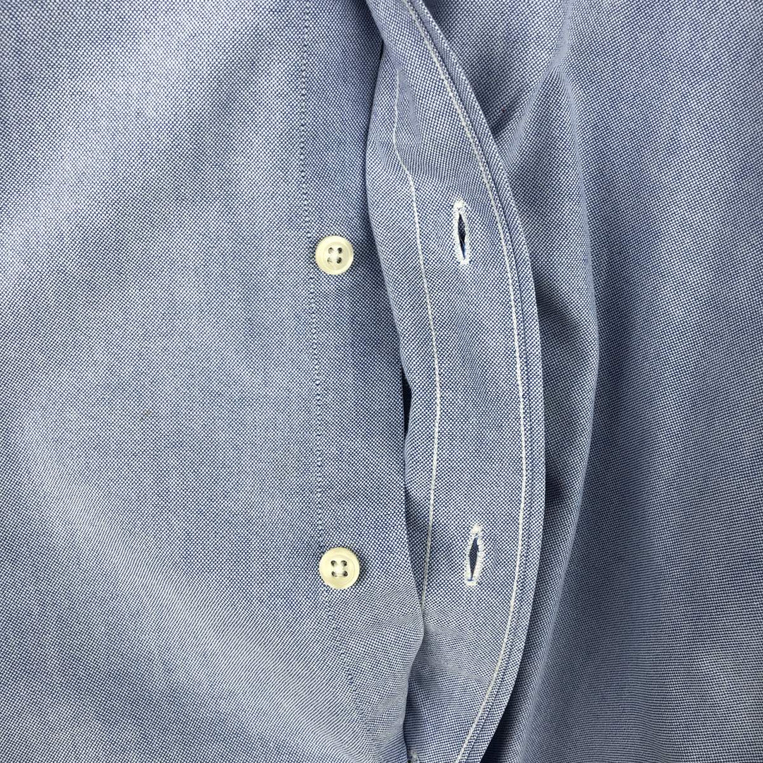 Ralph Lauren YARMOUTH long sleeve button down shirt, men's size L cotton Blue type light blue Vintage Second Hand