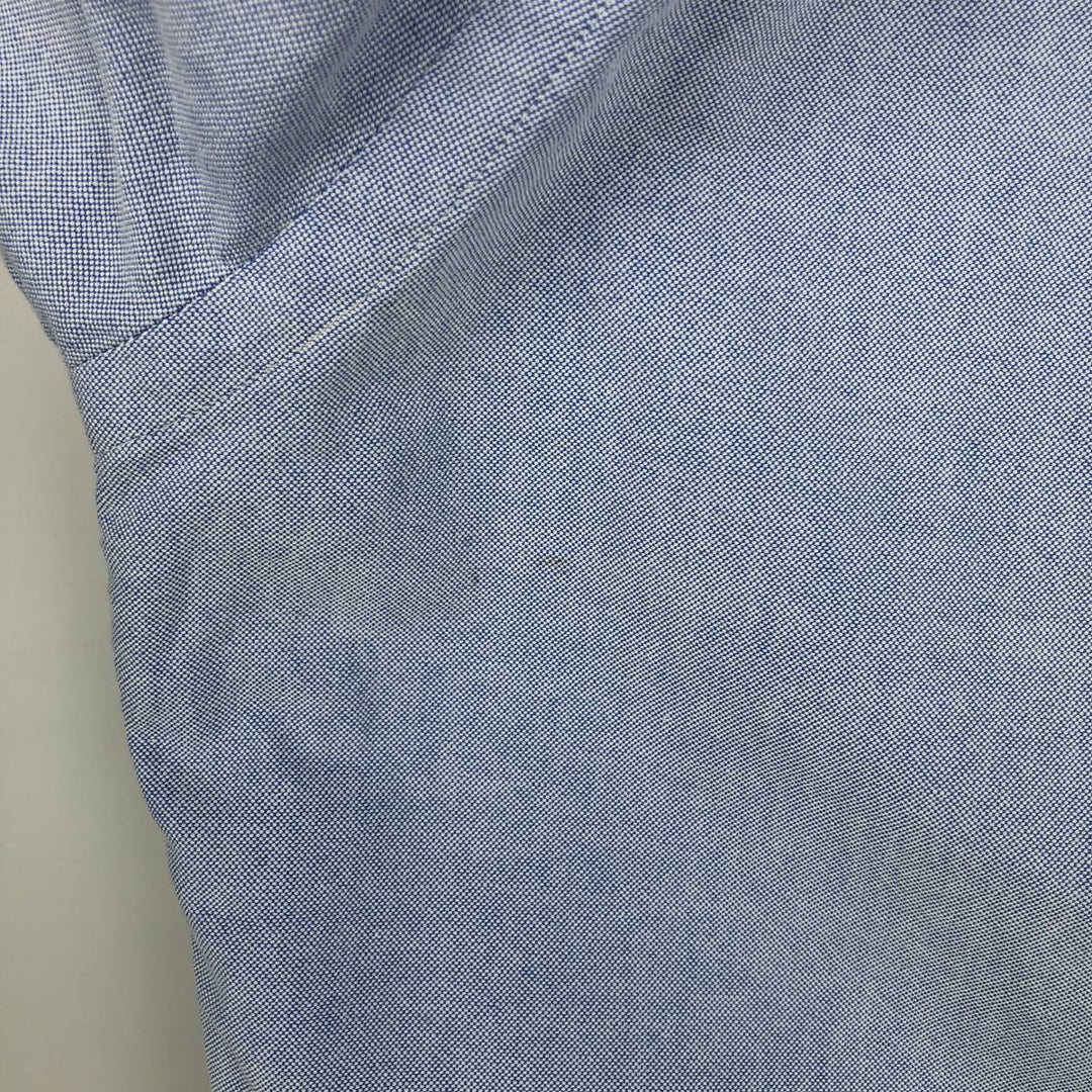 Ralph Lauren YARMOUTH long sleeve button down shirt, men's size L cotton Blue type light blue Vintage Second Hand