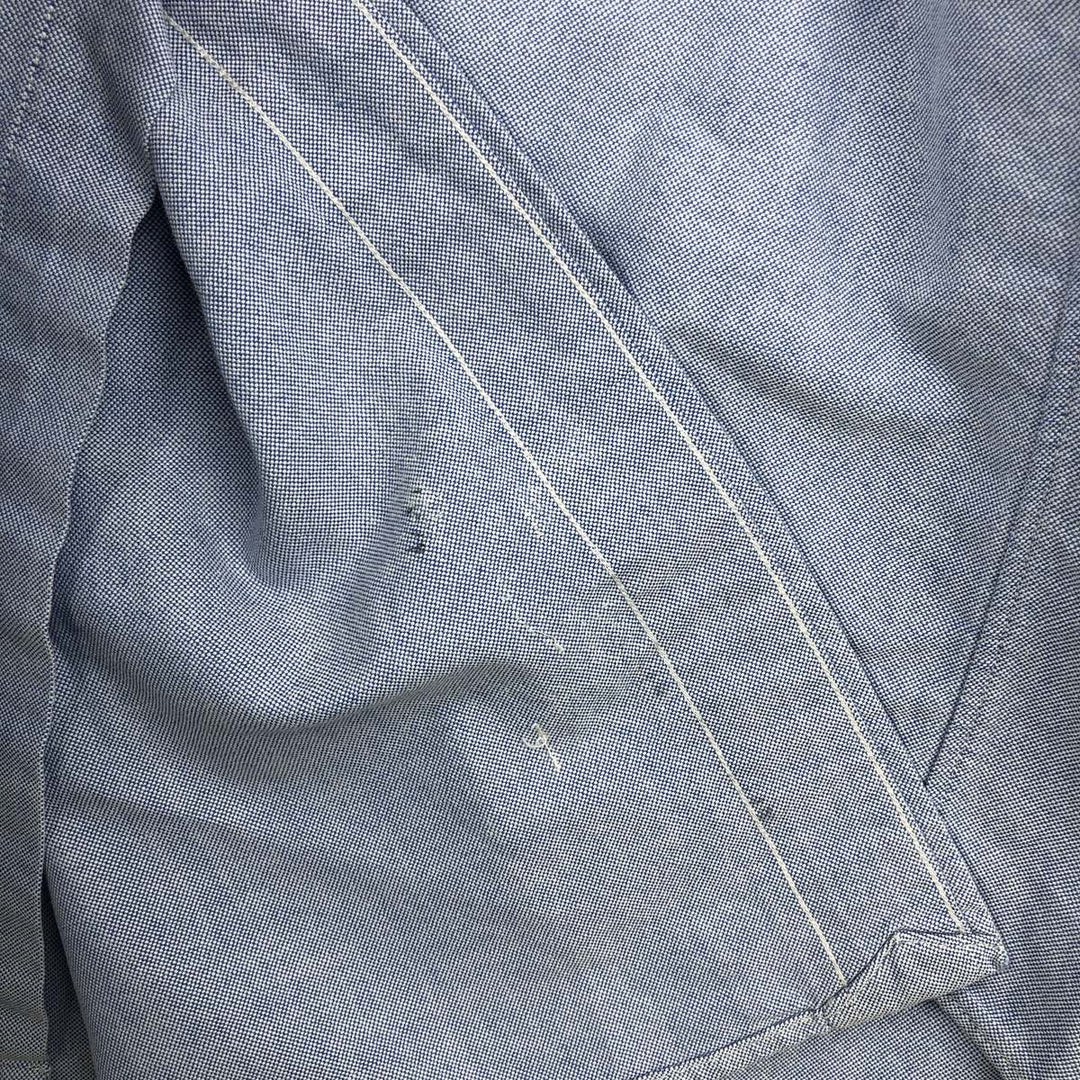 Ralph Lauren YARMOUTH long sleeve button down shirt, men's size L cotton Blue type light blue Vintage Second Hand