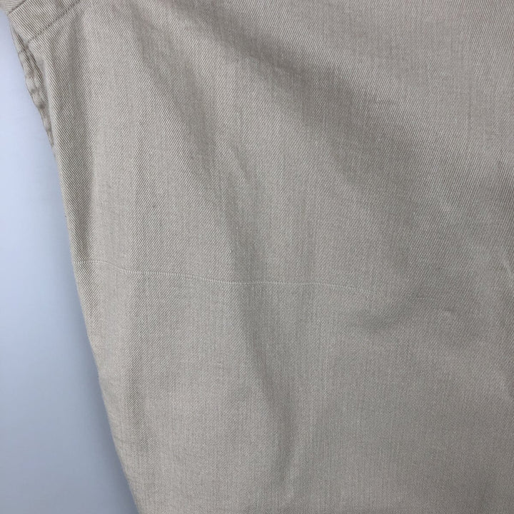 Ralph Lauren long sleeve button down shirt, men's size L cotton Beige type Vintage Second Hand