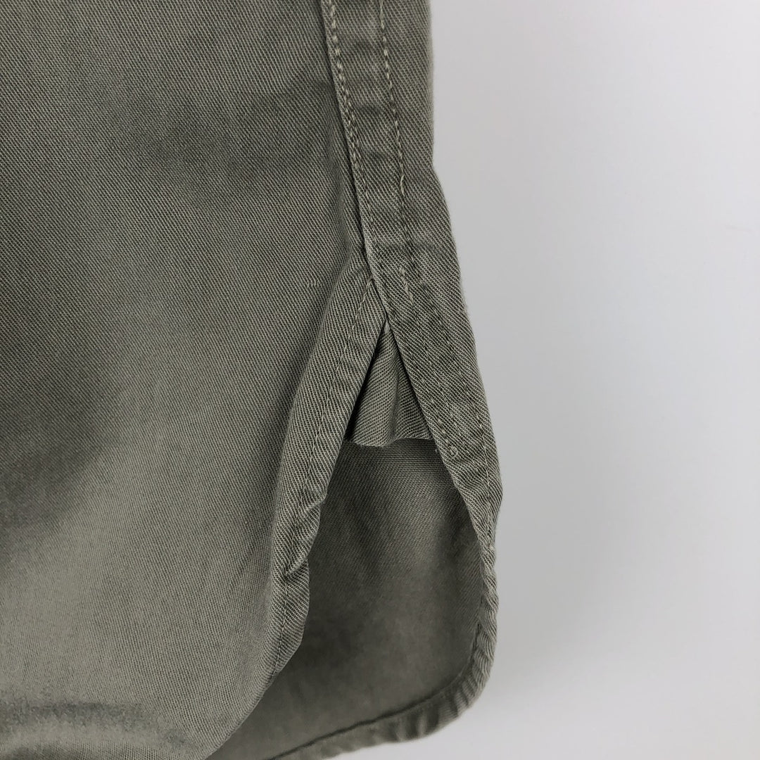 Ralph Lauren POLO by Ralph Lauren TOBIAS WORKSHIRT long-sleeved cotton shirt, men's size M cotton Khaki type Vintage Second Hand
