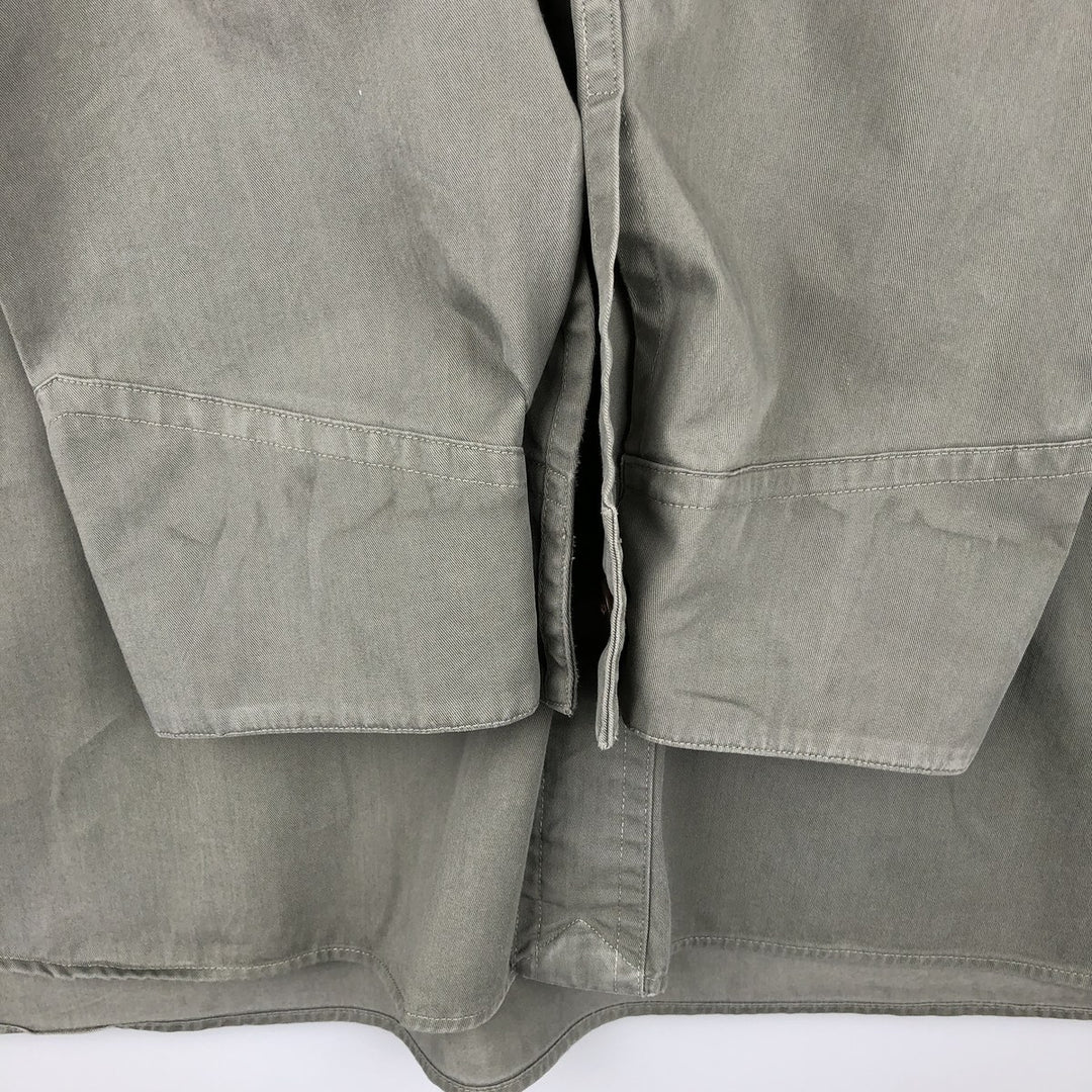 Ralph Lauren POLO by Ralph Lauren TOBIAS WORKSHIRT long-sleeved cotton shirt, men's size M cotton Khaki type Vintage Second Hand