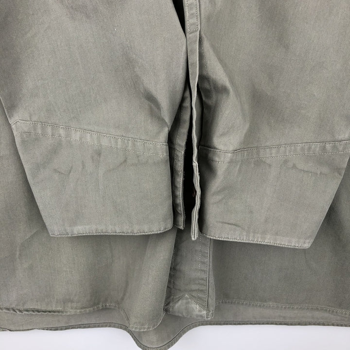 Ralph Lauren POLO by Ralph Lauren TOBIAS WORKSHIRT long-sleeved cotton shirt, men's size M cotton Khaki type Vintage Second Hand