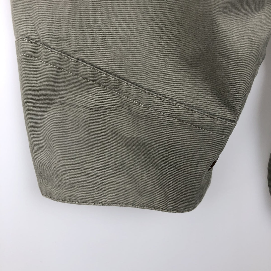Ralph Lauren POLO by Ralph Lauren TOBIAS WORKSHIRT long-sleeved cotton shirt, men's size M cotton Khaki type Vintage Second Hand
