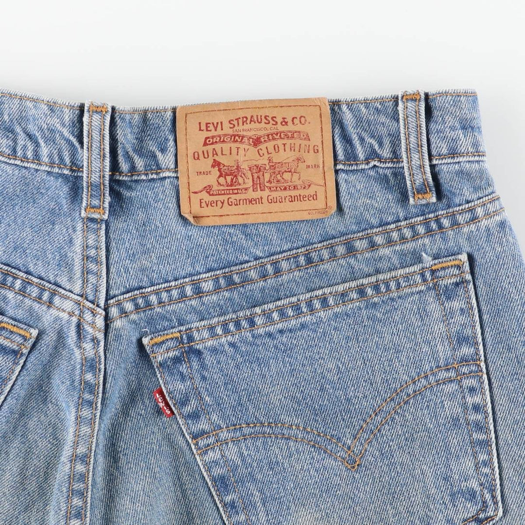 Levi's 505 Original Fit Tapered Denim Pants, Made in Canada, Men's Size 34 cotton blue type Vintage Second Hand