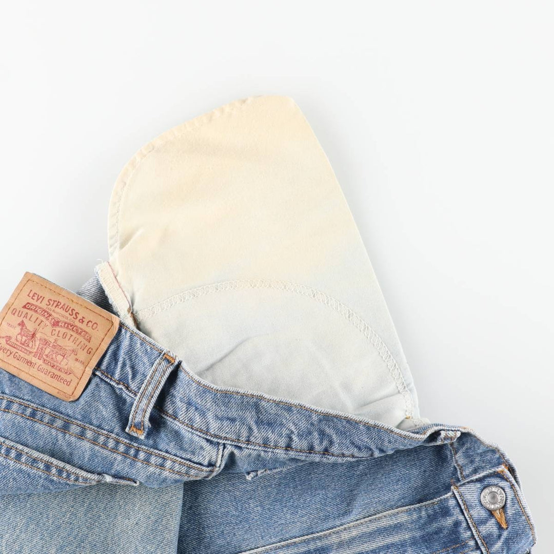 Levi's 505 Original Fit Tapered Denim Pants, Made in Canada, Men's Size 34 cotton blue type Vintage Second Hand