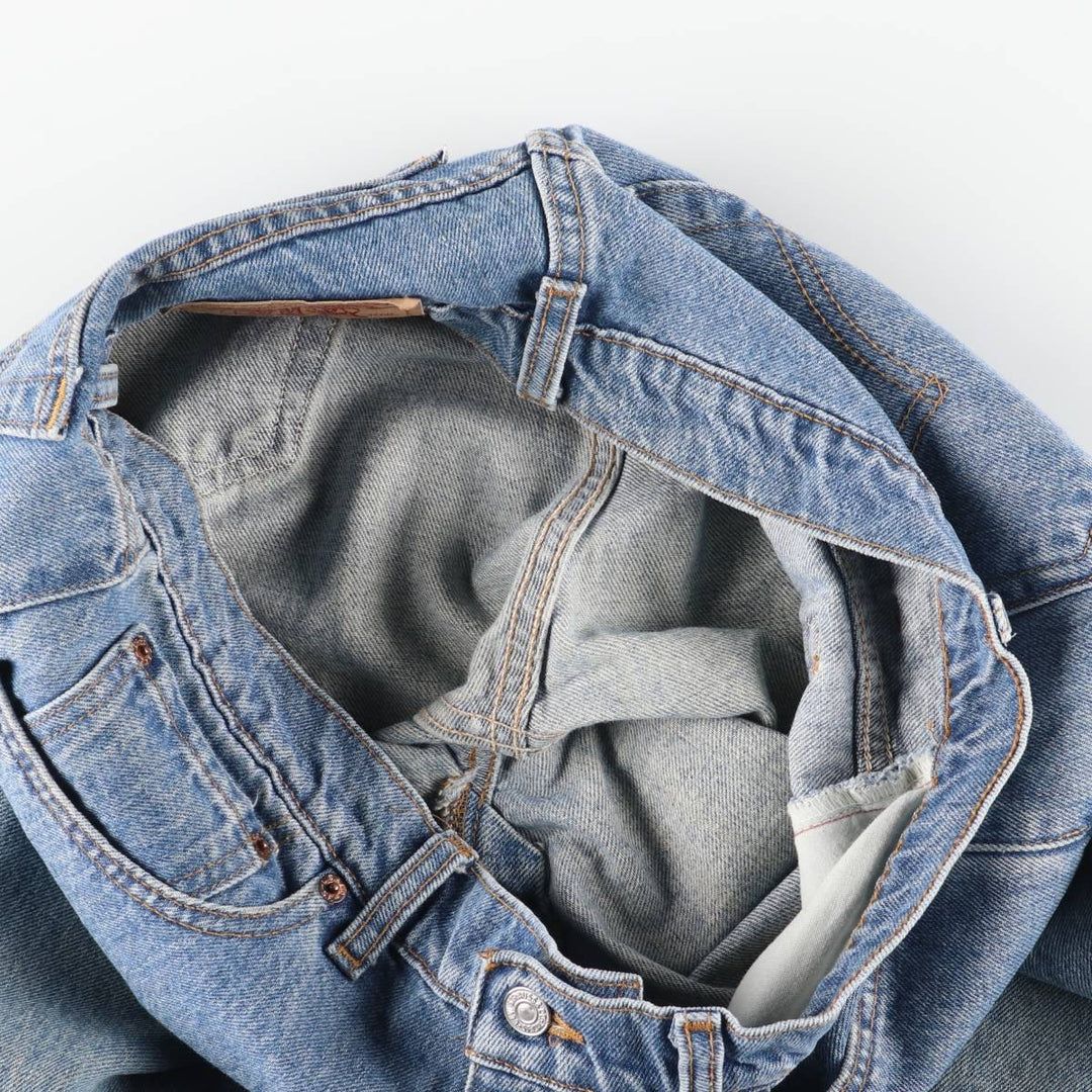 Levi's 505 Original Fit Tapered Denim Pants, Made in Canada, Men's Size 34 cotton blue type Vintage Second Hand