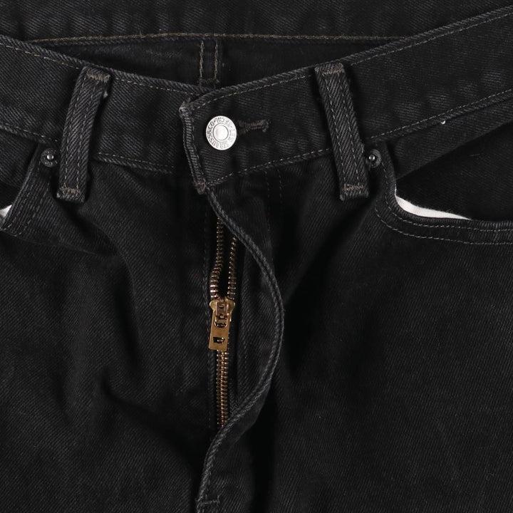Levi's 505 Black Denim Tapered Denim Pants for Men, W36 cotton black type Vintage Second Hand