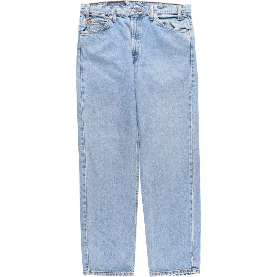 90'S Levi's 40505-0214 Regular Fit Straight Leg Tapered Denim Pants with Orange Tab, Men's Size 35 cotton blue type Vintage Second Hand