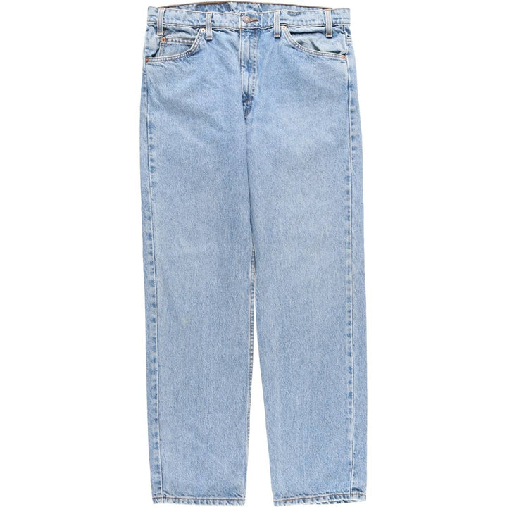 90'S Levi's 40505-0214 Regular Fit Straight Leg Tapered Denim Pants with Orange Tab, Men's Size 35 cotton blue type Vintage Second Hand